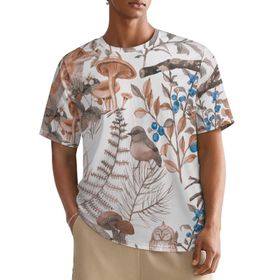 AILLOSA All Over YH-81 Kısa Kollu Baskılı Erkek T-shirt