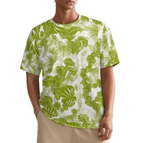 AILLOSA All Over YH-95 Kısa Kollu Baskılı Erkek T-shirt