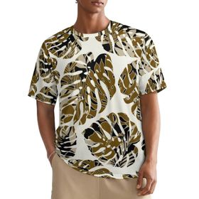 AILLOSA All Over YH-96 Kısa Kollu Baskılı Erkek T-shirt
