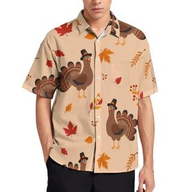 AILLOSA Aloha Hawaii 3D Desen YH-690 Kısa Kollu Erkek Gömlek