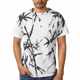 AILLOSA B-135 3D Baskılı Desenli Kısa Kollu Erkek T-shirt