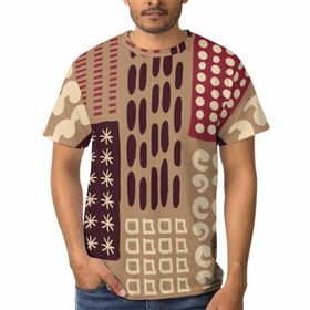 AILLOSA C-155 3D Baskılı Desenli Kısa Kollu Erkek T-shirt