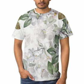 AILLOSA C-170 3D Baskılı Desenli Kısa Kollu Erkek T-shirt