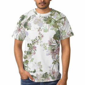AILLOSA C-175 3D Baskılı Desenli Kısa Kollu Erkek T-shirt