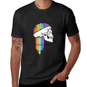 AILLOSA C23 Siyah Skull Graphic Tee Unisex T-Shirt