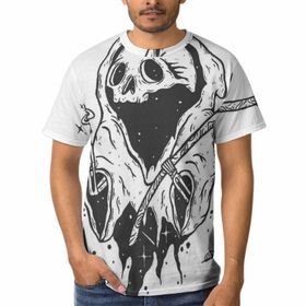 AILLOSA CGF-01 3D Baskılı Desenli Kısa Kollu Erkek T-shirt