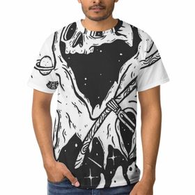AILLOSA CGF-01 3D Baskılı Desenli Kısa Kollu Erkek T-shirt