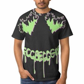 AILLOSA CGF-03 3D Baskılı Desenli Kısa Kollu Erkek T-shirt