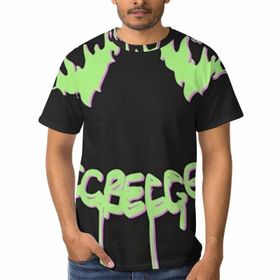 AILLOSA CGF-03 3D Baskılı Desenli Kısa Kollu Erkek T-shirt