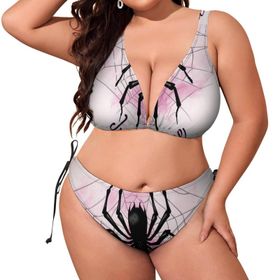 AILLOSA CGF-06 Karın Kontrolü İki Parça Büyük Beden Kadın Bikini Seti