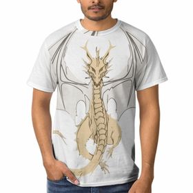 AILLOSA CGF-08 3D Baskılı Desenli Kısa Kollu Erkek T-shirt