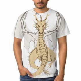 AILLOSA CGF-08 3D Baskılı Desenli Kısa Kollu Erkek T-shirt