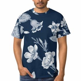 AILLOSA D-24 3D Baskılı Desenli Kısa Kollu Erkek T-shirt
