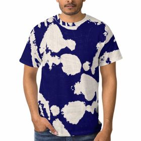 AILLOSA D-31 3D Baskılı Desenli Kısa Kollu Erkek T-shirt
