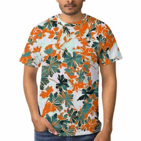 AILLOSA E-51 3D Baskılı Desenli Kısa Kollu Erkek T-shirt