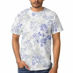 AILLOSA E-54 3D Baskılı Desenli Kısa Kollu Erkek T-shirt