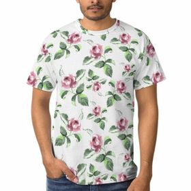 AILLOSA E-55 3D Baskılı Desenli Kısa Kollu Erkek T-shirt