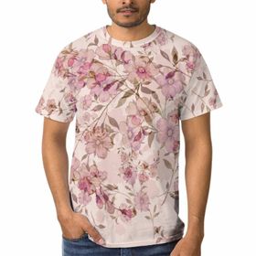 AILLOSA E-60 3D Baskılı Desenli Kısa Kollu Erkek T-shirt