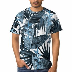 AILLOSA F-88 3D Baskılı Desenli Kısa Kollu Erkek T-shirt