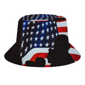 AILLOSA Flag-08 3D Desen Unisex Balıkçı Şapka