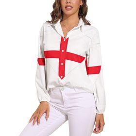 AILLOSA FLAG-109 V Yaka Kadın Bluz