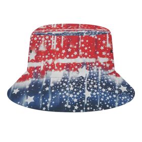 AILLOSA Flag-111 3D Desen Unisex Balıkçı Şapka