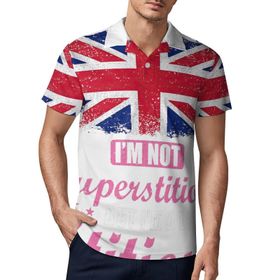 AILLOSA FLAG-116 3D Baskılı Desen Kısa Kollu Polo Yaka Erkek T-shirt