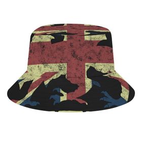 AILLOSA Flag-117 3D Desen Unisex Balıkçı Şapka
