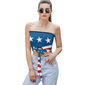 AILLOSA Flag-118 Tube Askılı Kadın File Top Tank