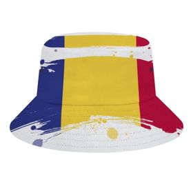 AILLOSA Flag-128 3D Desen Unisex Balıkçı Şapka