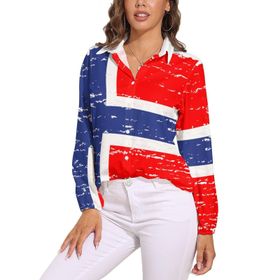 AILLOSA FLAG-129 V Yaka Kadın Bluz