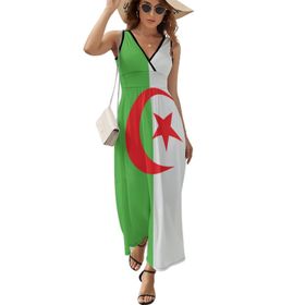 AILLOSA FLAG-133 Askılı Uzun Günlük Kadın Elbise