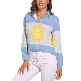 AILLOSA FLAG-134 V Yaka Kadın Bluz