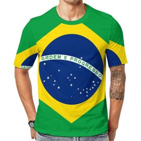 AILLOSA Flag-139 Baskılı Desenli Kısa Kollu Unisex T-shirt