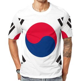 AILLOSA Flag-143 Baskılı Desenli Kısa Kollu Unisex T-shirt