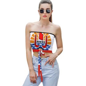 AILLOSA Flag-145 Tube Askılı Kadın File Top Tank