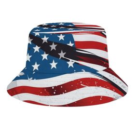 AILLOSA Flag-165 3D Desen Unisex Balıkçı Şapka