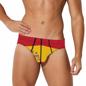AILLOSA Flag-178 3D Desenli Retro Erkek Boxer Şort
