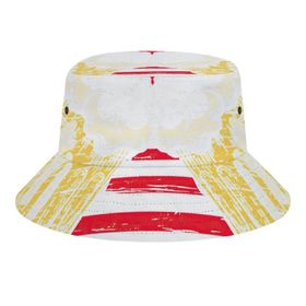 AILLOSA Flag-184 3D Desen Unisex Balıkçı Şapka