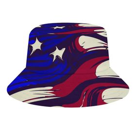 AILLOSA Flag-19 3D Desen Unisex Balıkçı Şapka