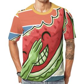 AILLOSA Flag-192 Baskılı Desenli Kısa Kollu Unisex T-shirt
