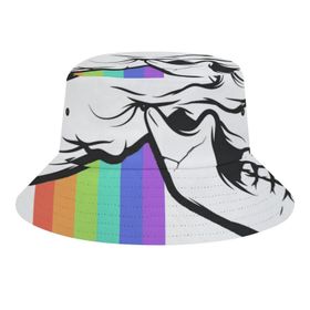 AILLOSA Flag-196 3D Desen Unisex Balıkçı Şapka