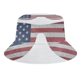AILLOSA Flag-20 3D Desen Unisex Balıkçı Şapka