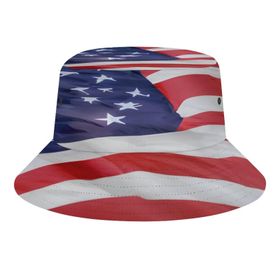 AILLOSA Flag-23 3D Desen Unisex Balıkçı Şapka