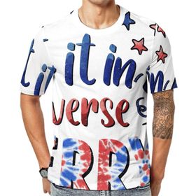 AILLOSA Flag-24 Baskılı Desenli Kısa Kollu Unisex T-shirt