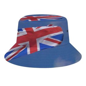AILLOSA Flag-28 3D Desen Unisex Balıkçı Şapka