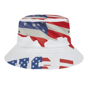 AILLOSA Flag-37 3D Desen Unisex Balıkçı Şapka