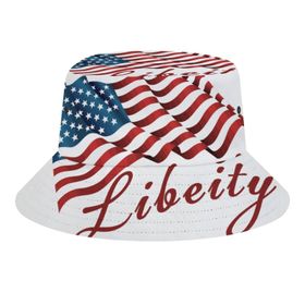 AILLOSA Flag-40 3D Desen Unisex Balıkçı Şapka