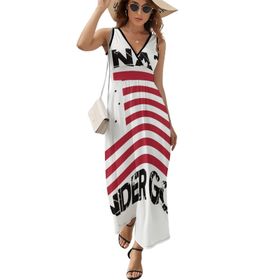 AILLOSA FLAG-46 Askılı Uzun Günlük Kadın Elbise