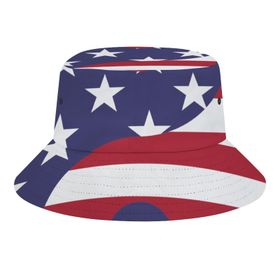 AILLOSA Flag-53 3D Desen Unisex Balıkçı Şapka